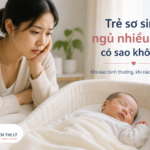 Trẻ sơ sinh ngủ nhiều ăn ít có sao không? Cách nhận biết dấu hiệu bình thường và bất thường, thời điểm cần đưa trẻ đi khám.